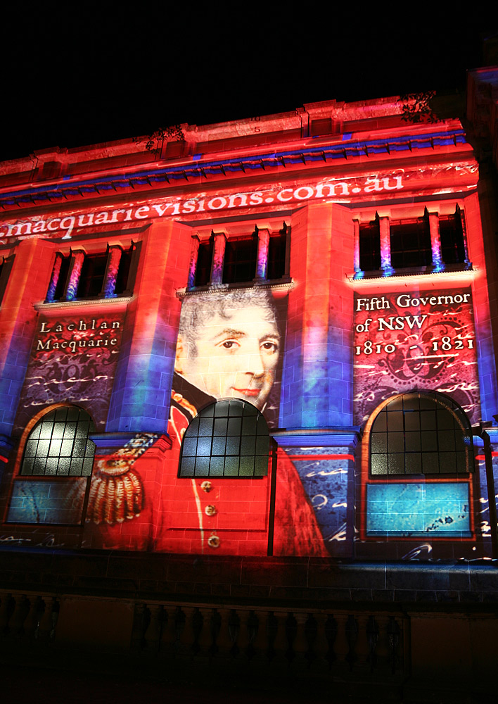 Sydney Vivid Light Festival - State Library of NSW, Lachlan Macquarie image